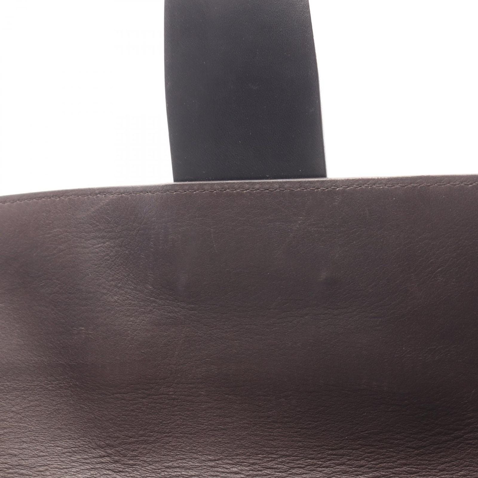 Gucci Tote Black Dark Brown Leather Shoulder — view 8