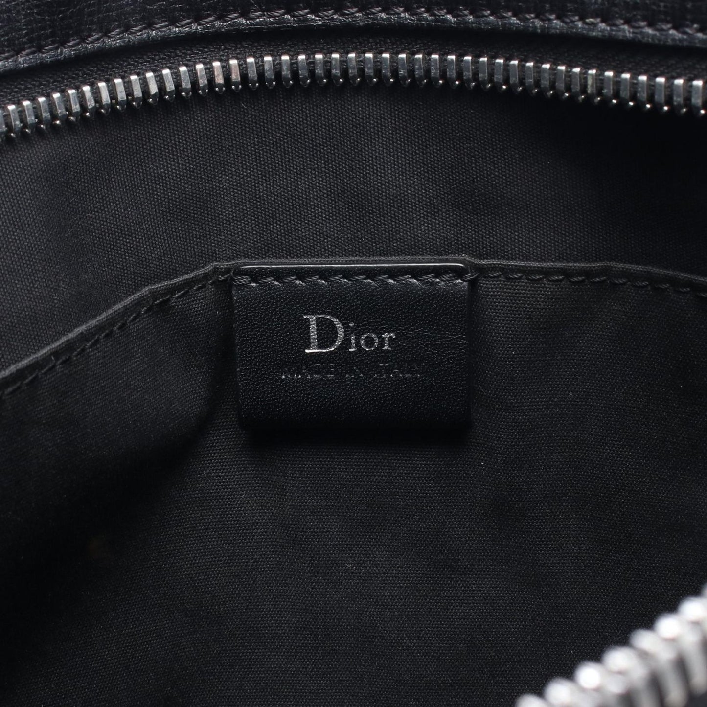 Dior Shoulder Bag Black Leather — view 4