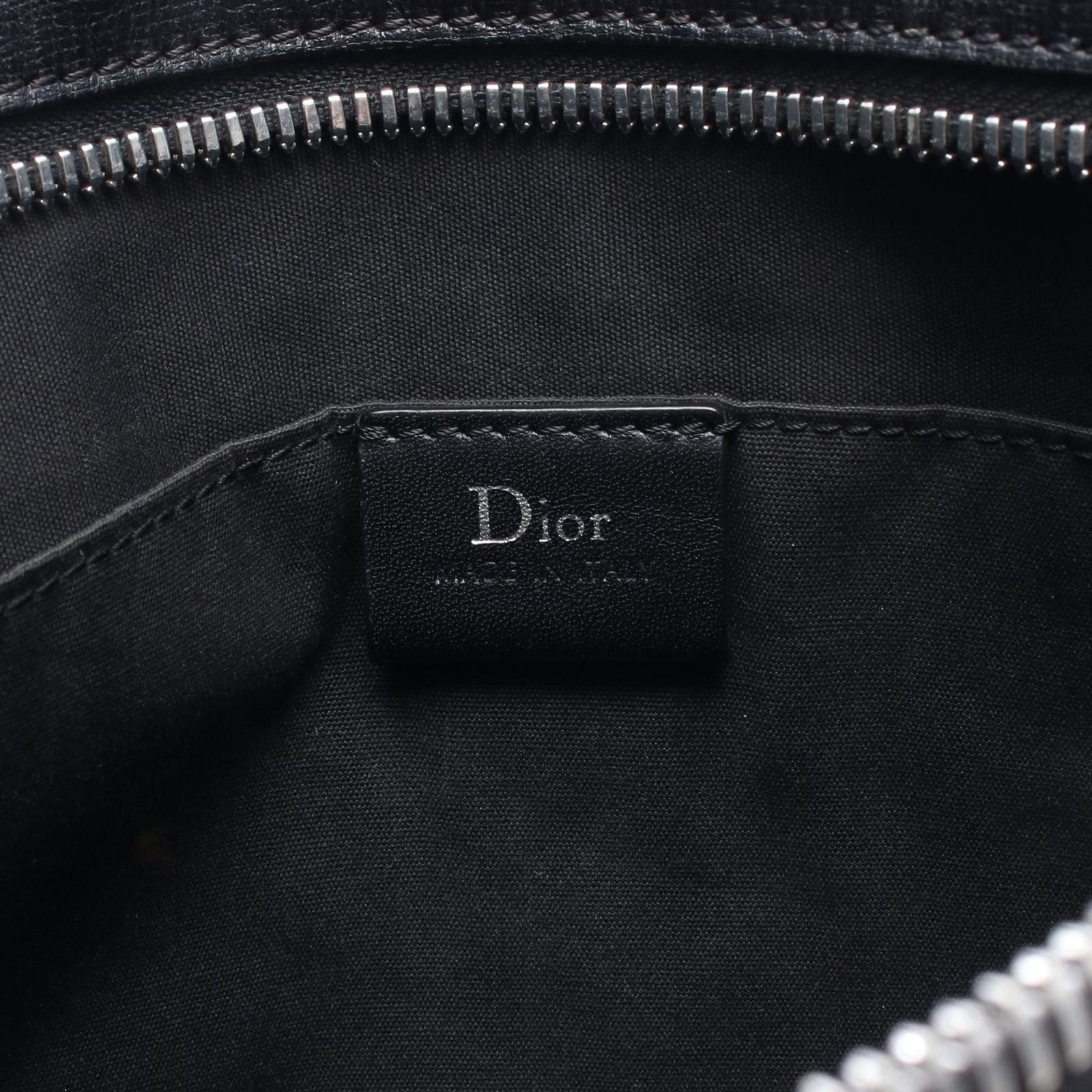 Dior Shoulder Bag Black Leather — view 4