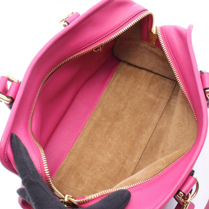 Loewe Handbag Amazona 28 2-Way Pink Leather — view 3
