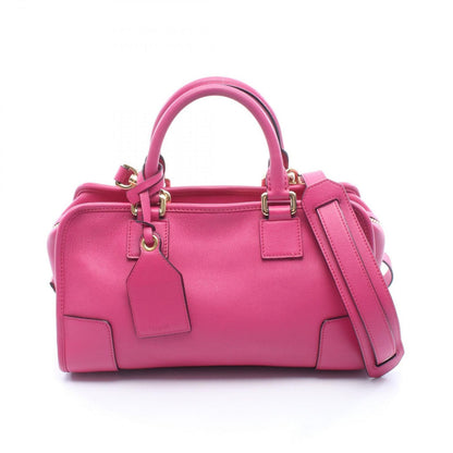 Loewe Handbag Amazona 28 2-Way Pink Leather