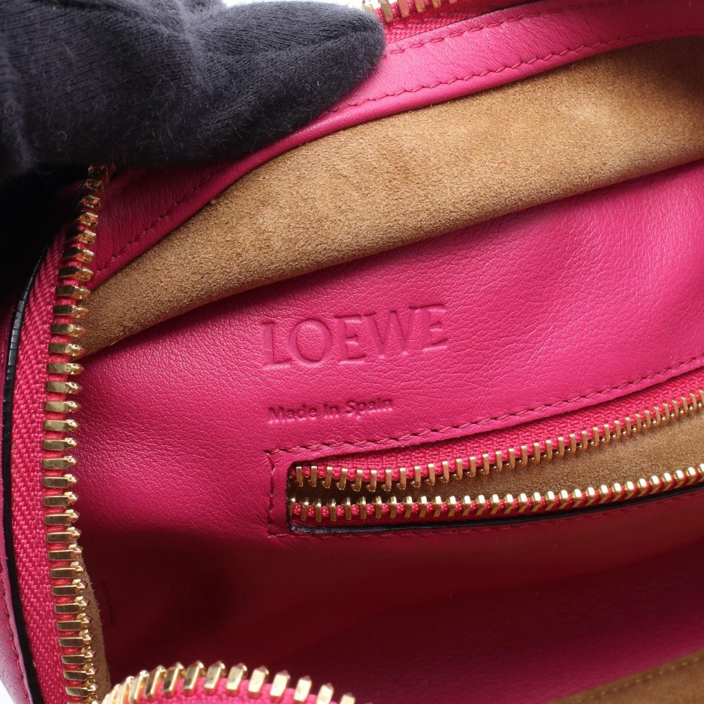 Loewe Handbag Amazona 28 2-Way Pink Leather — view 4