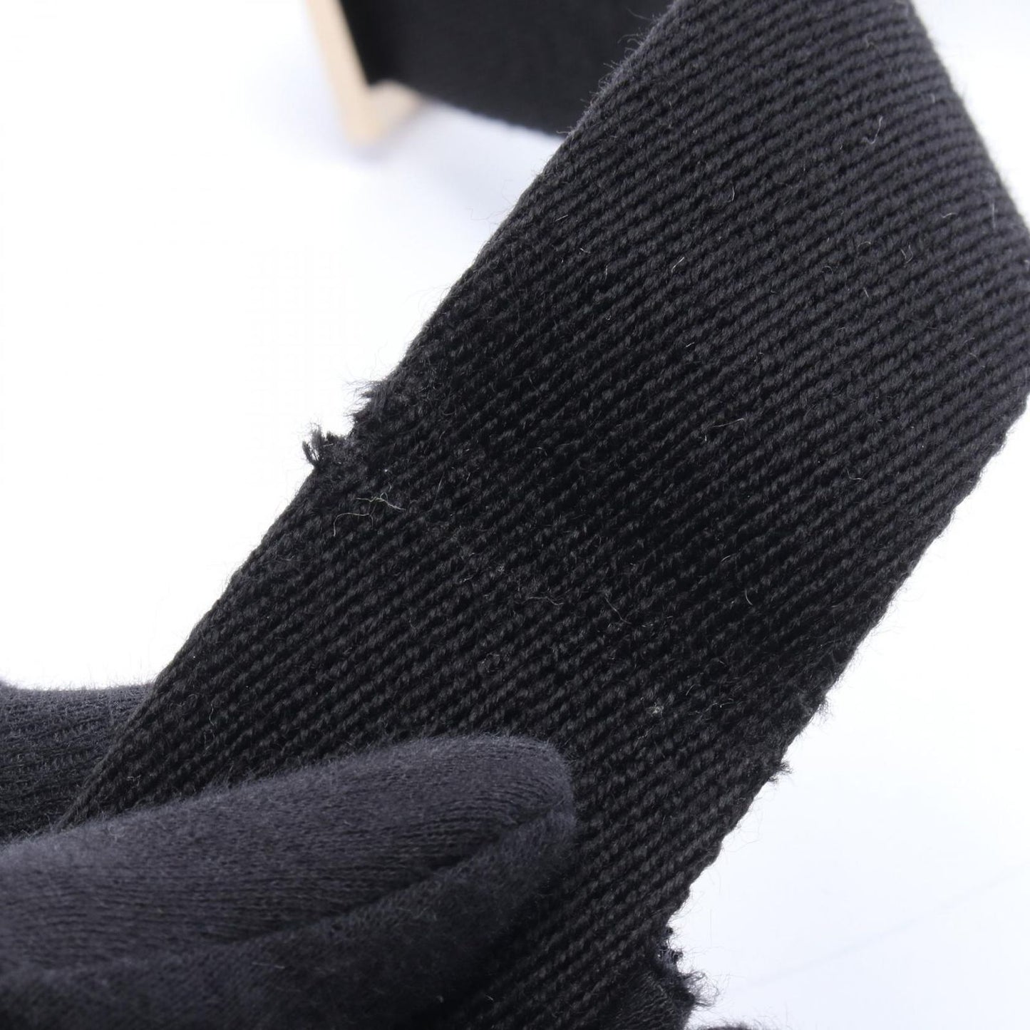 Fendi Shoulder Bag Zucchino Black Canvas Leather Zucchini — view 6