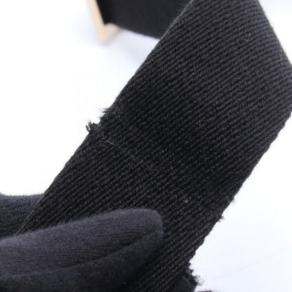 Fendi Shoulder Bag Zucchino Black Canvas Leather Zucchini — view 6
