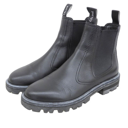 Celine Margaret Chelsea Boots Side Gore Shoes Black