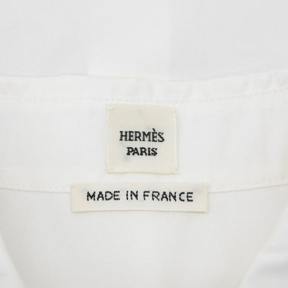 Hermes Carre Shirt Embroidery Regular Top White — view 3