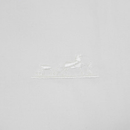 Hermes Carre Shirt Embroidery Regular Top White — view 5