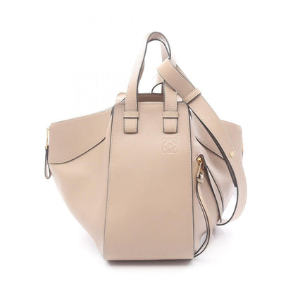 Loewe Handbag Hammock Small 2-Way Gray Leather