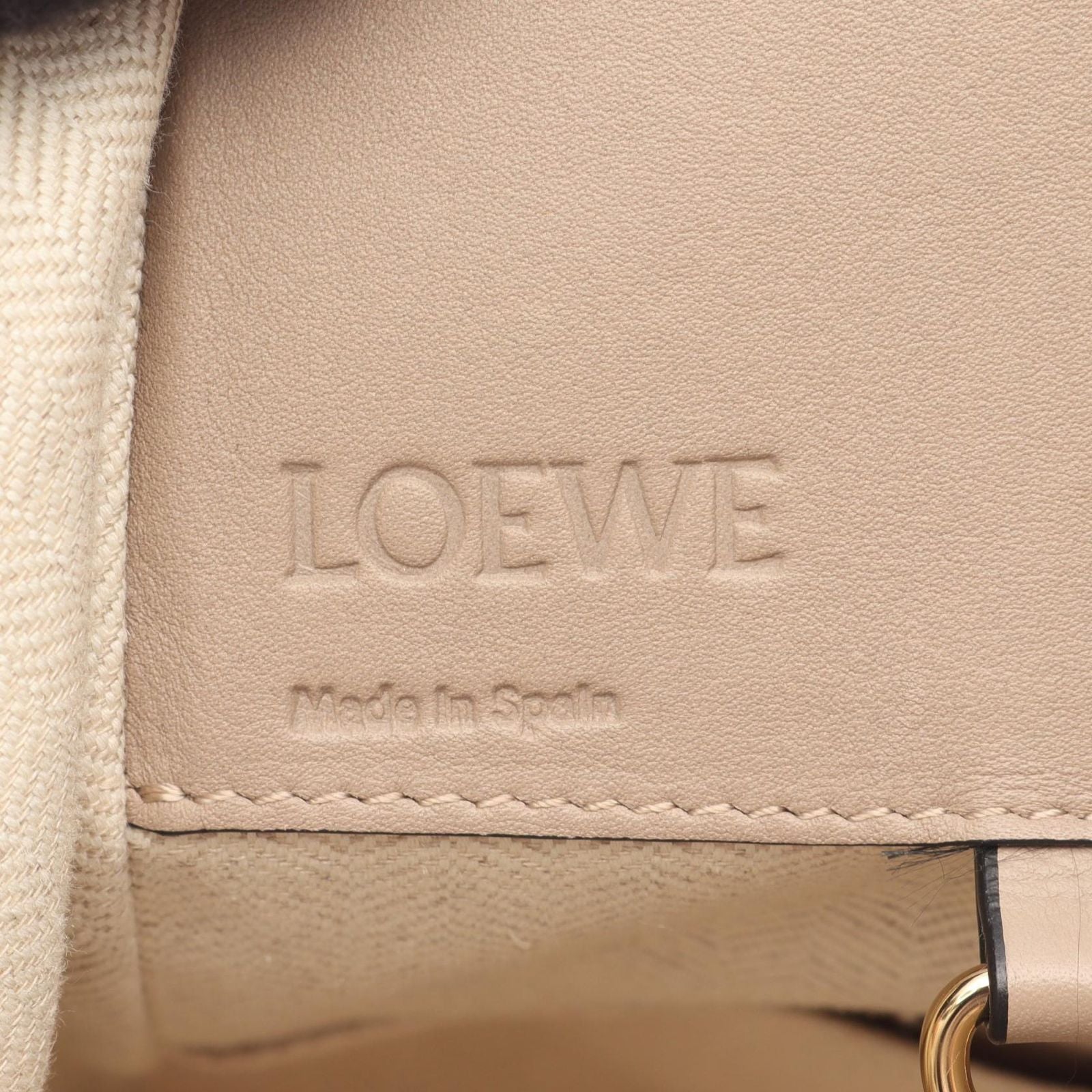 Loewe Handbag Hammock Small 2-Way Gray Leather — view 4