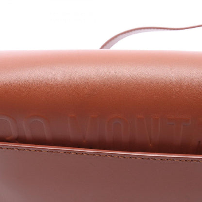 Dior Shoulder Bag Bobby White Jacquard Brown Leather — view 5