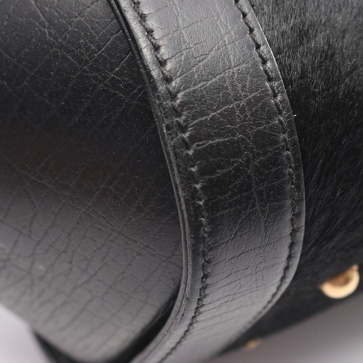 Gucci Shoulder Bag Bamboo Black Leather — view 9