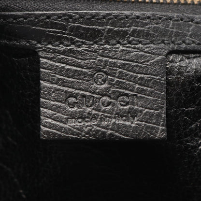 Gucci Shoulder Bag Bamboo Black Leather — view 4