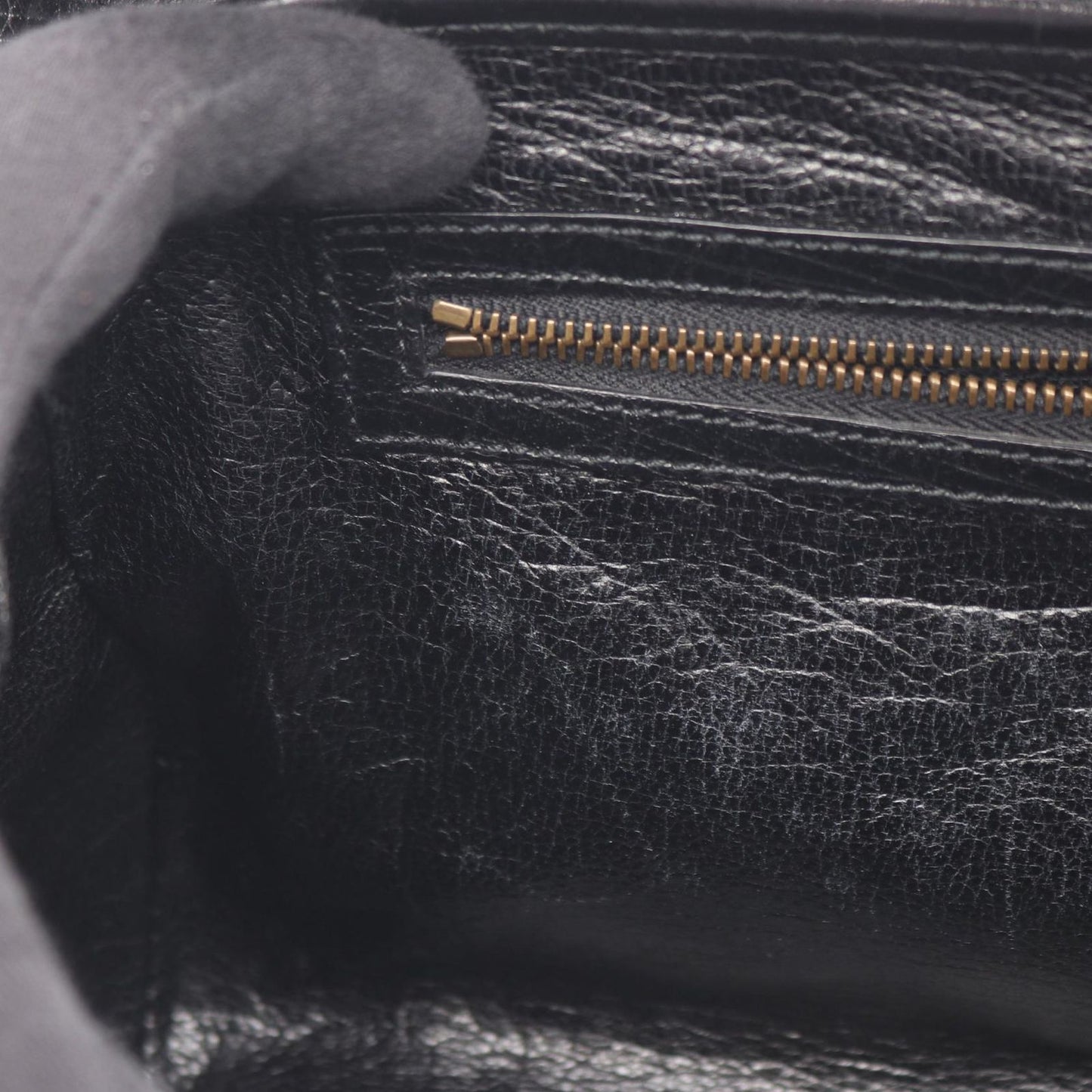 Gucci Shoulder Bag Bamboo Black Leather — view 5