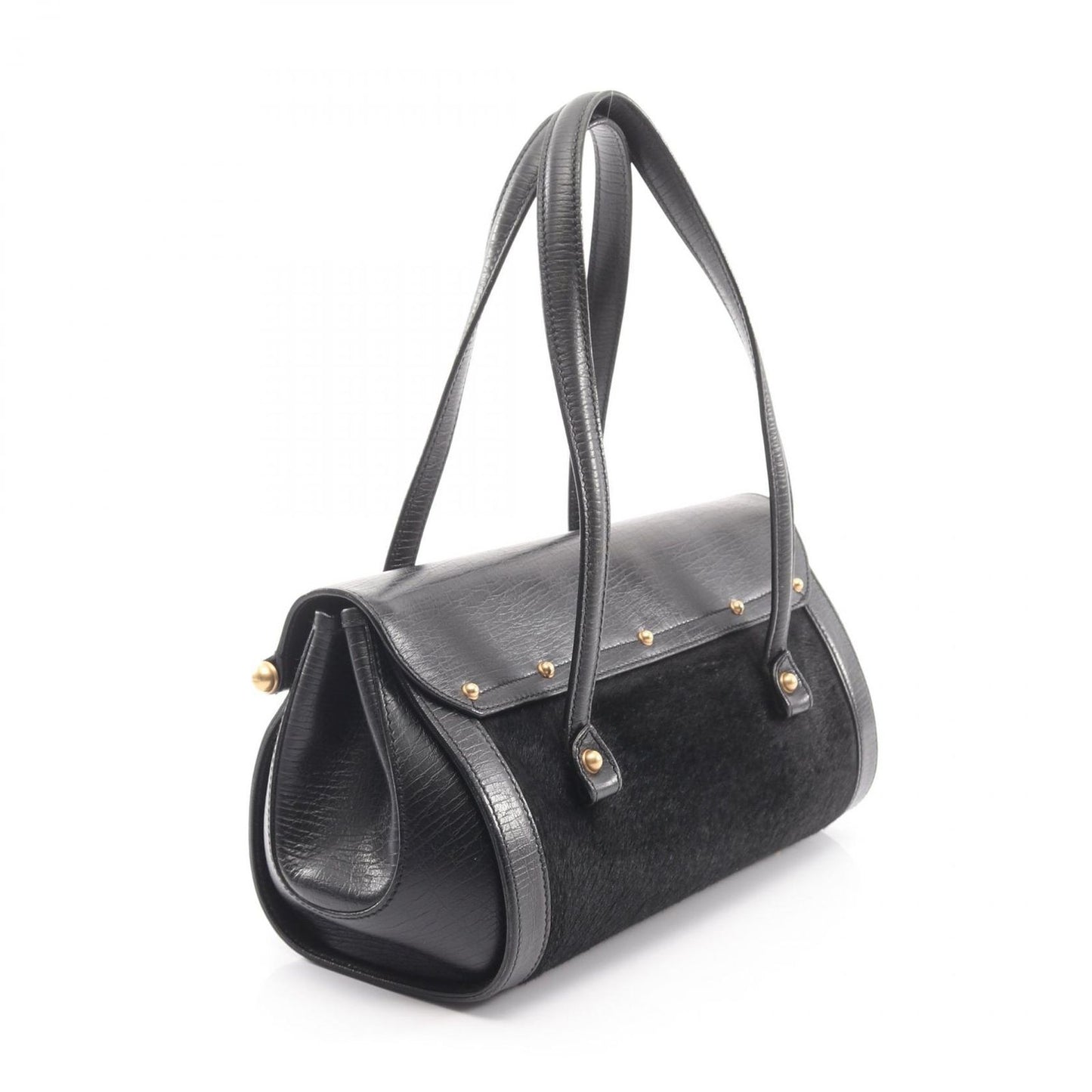 Gucci Shoulder Bag Bamboo Black Leather — view 2