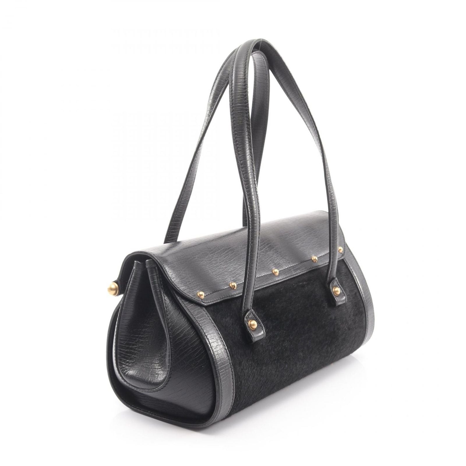 Gucci Shoulder Bag Bamboo Black Leather — view 2