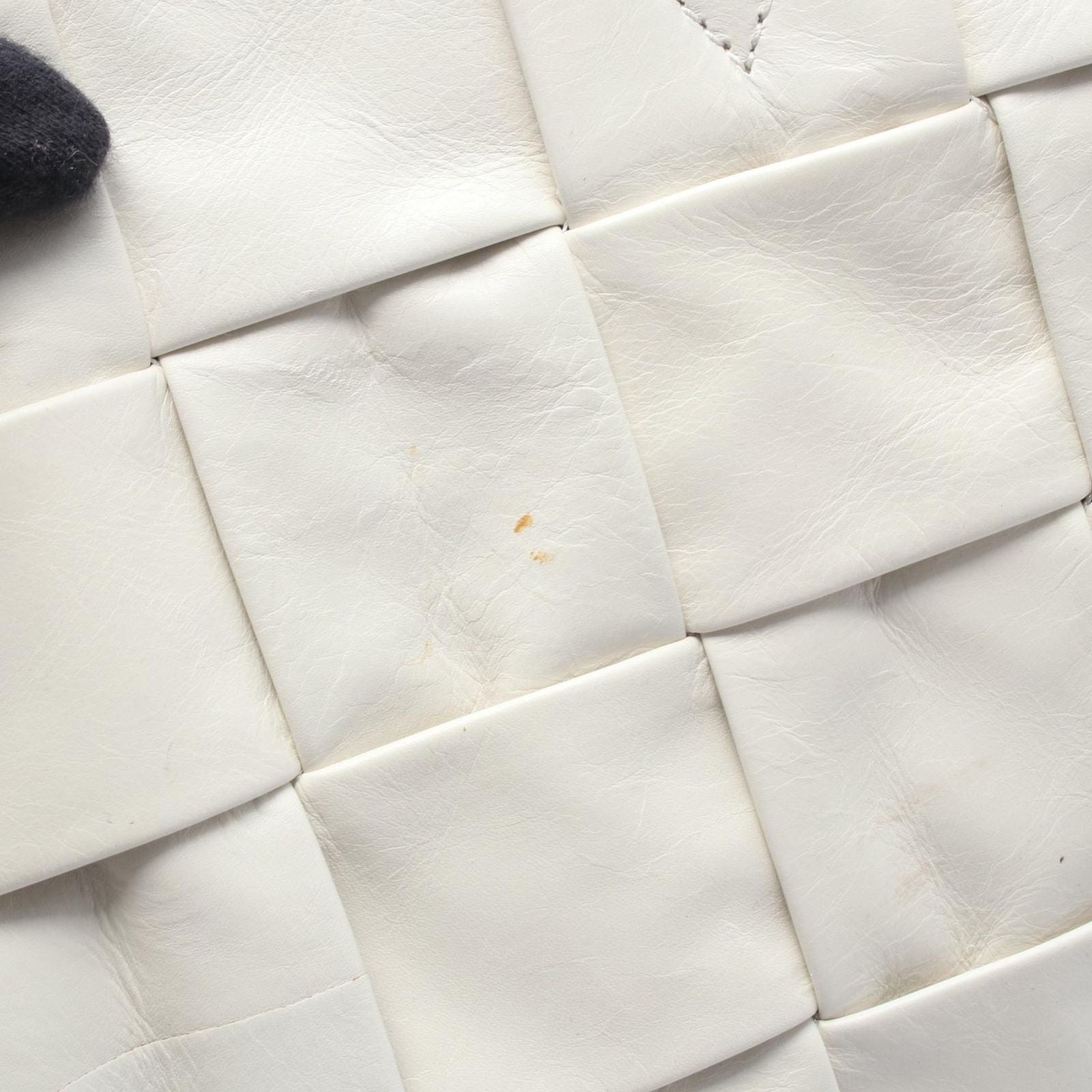 Bottega Veneta Tote Intrecciato Ivory Leather Maxi — view 6