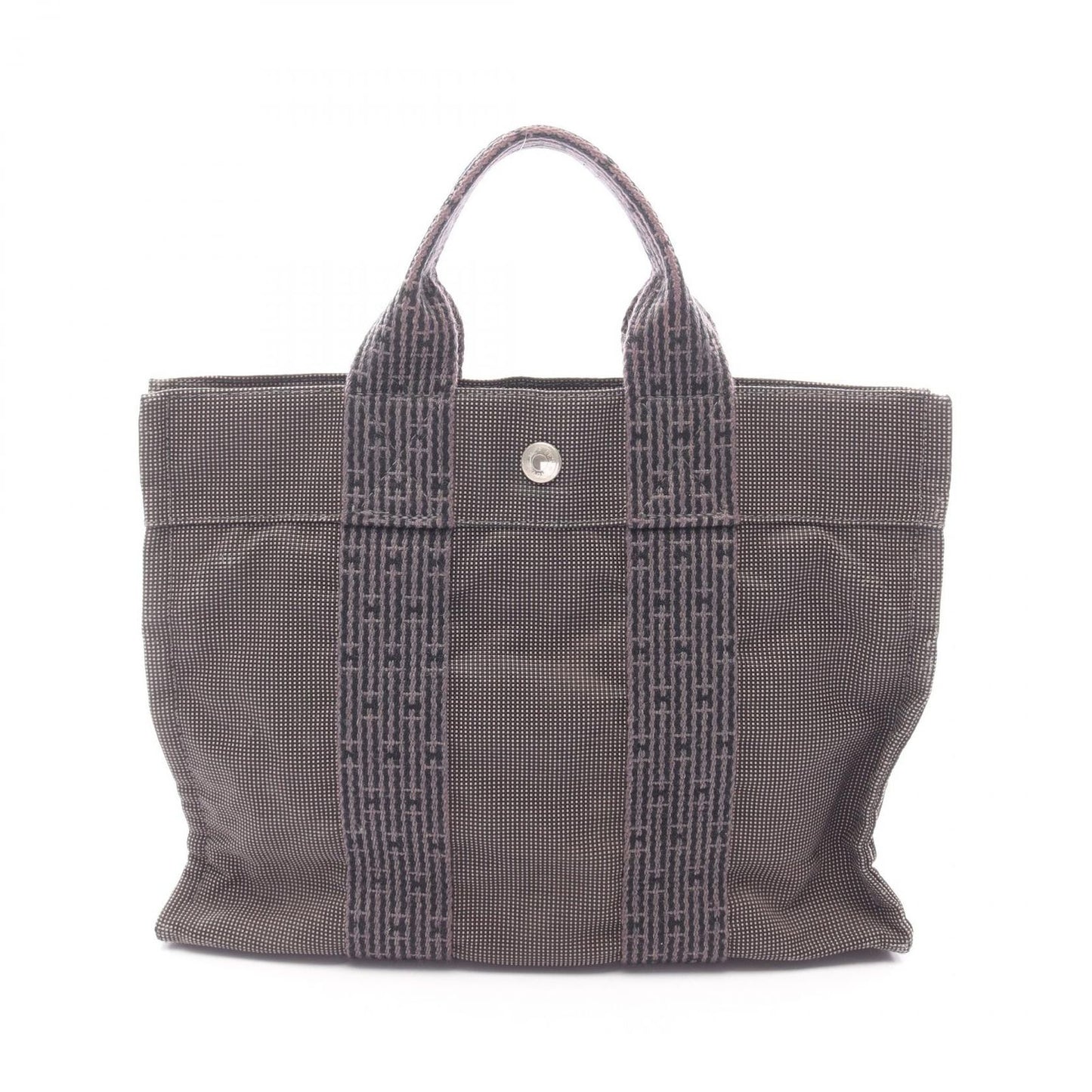 Hermes Tote Her Line PM Gray Canvas Her PM