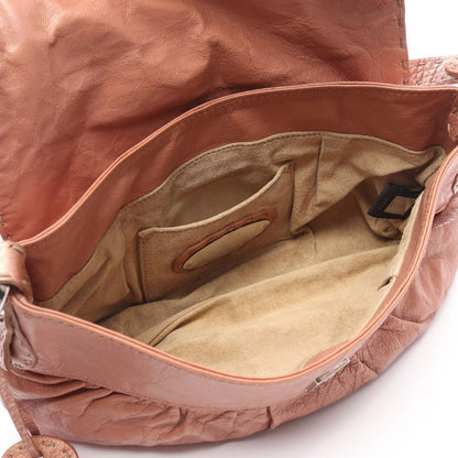 Fendi Handbagage Selleria Pink Beige Leather Shoulder Handbag — view 3