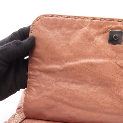 Fendi Handbagage Selleria Pink Beige Leather Shoulder Handbag — view 9