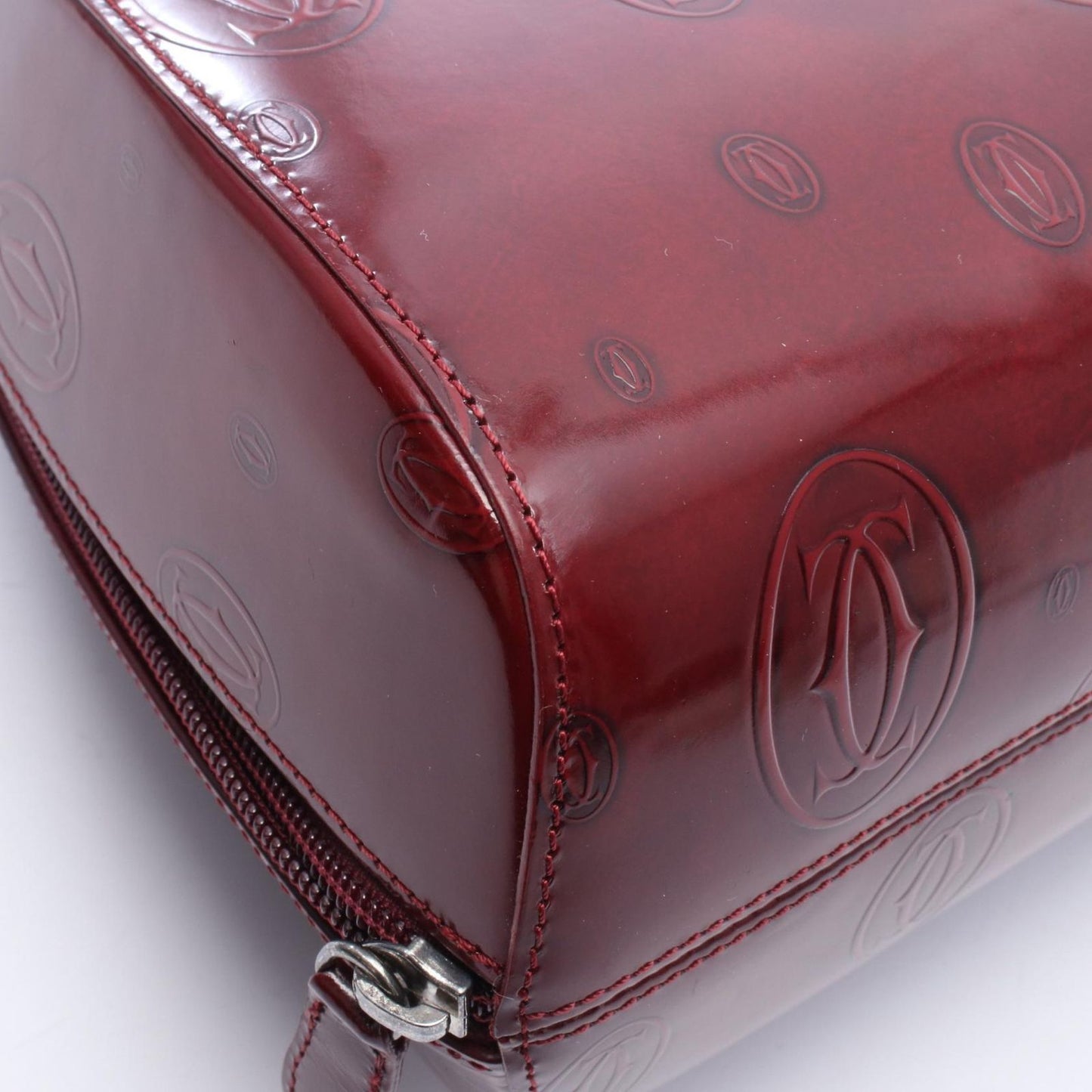 Cartier Backpack Happy Birthday Bordeaux Leather — view 5