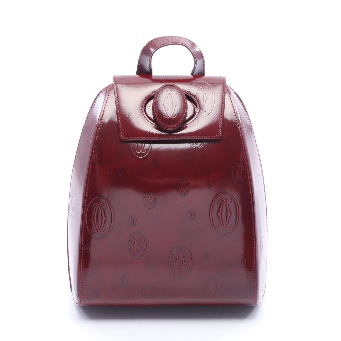 Cartier Backpack Happy Birthday Bordeaux Leather