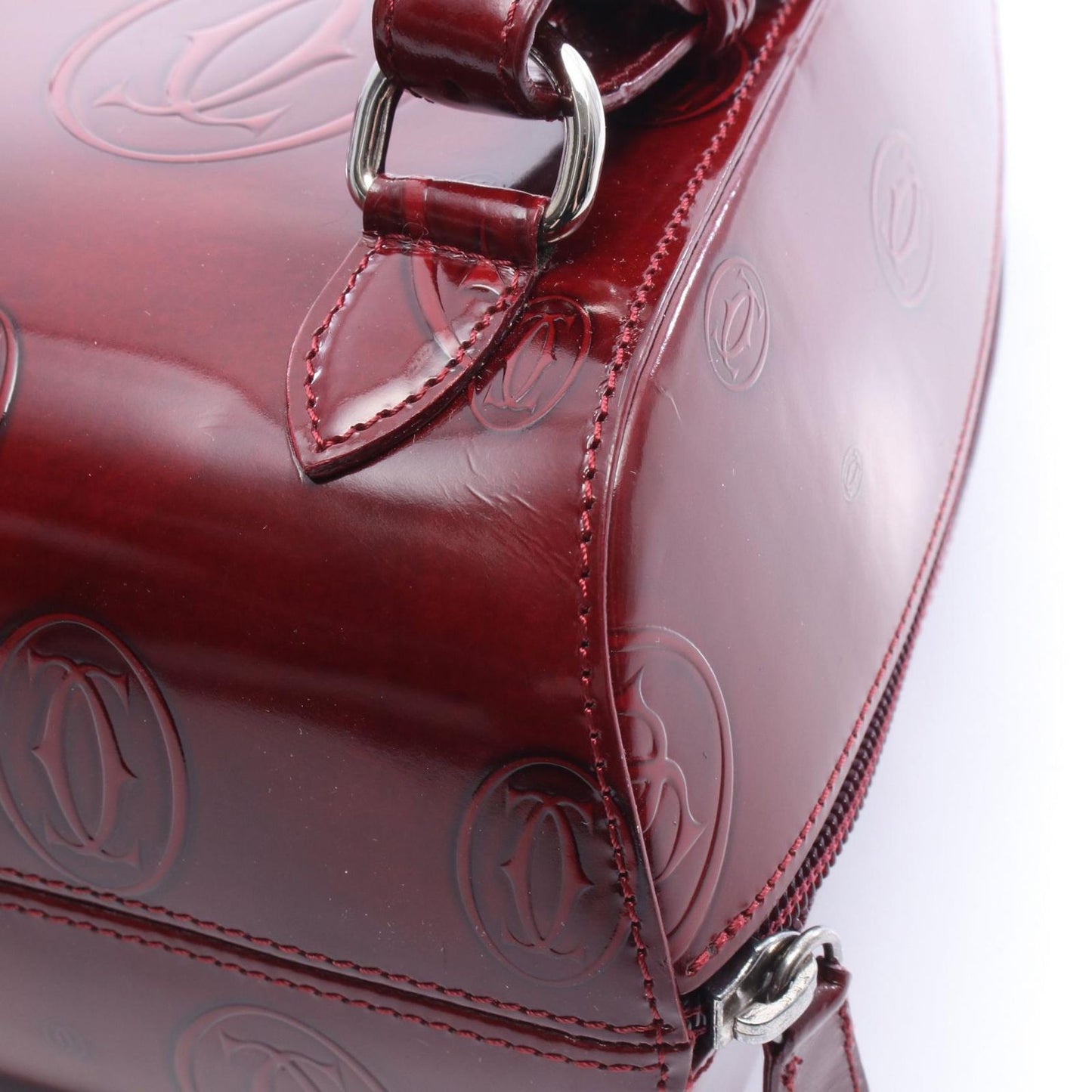 Cartier Backpack Happy Birthday Bordeaux Leather — view 7