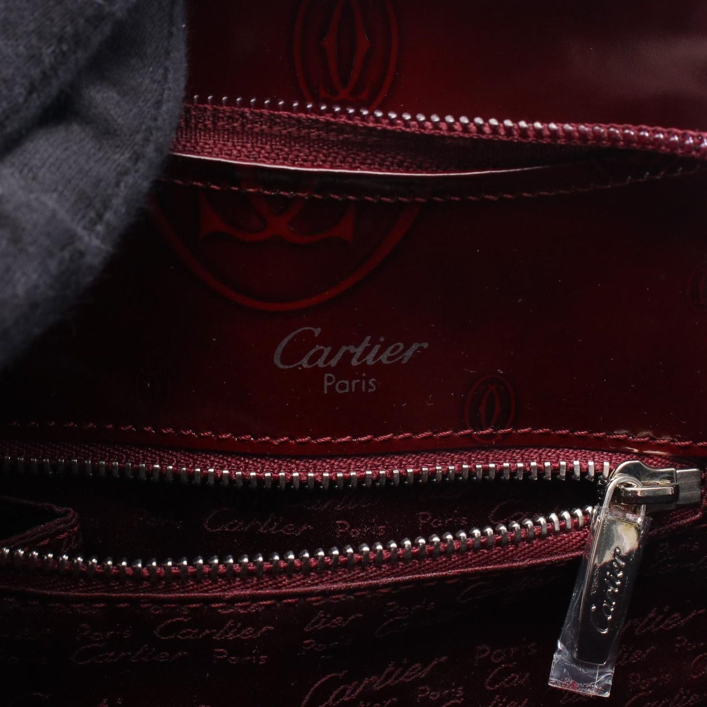 Cartier Backpack Happy Birthday Bordeaux Leather — view 4