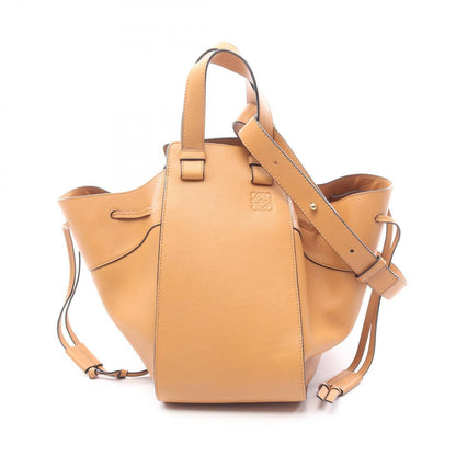 Loewe Handbag 2-Way Camel Leather Hammock
