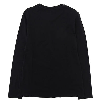 Moncler Cotton Logo Long Top Black XS — view 2