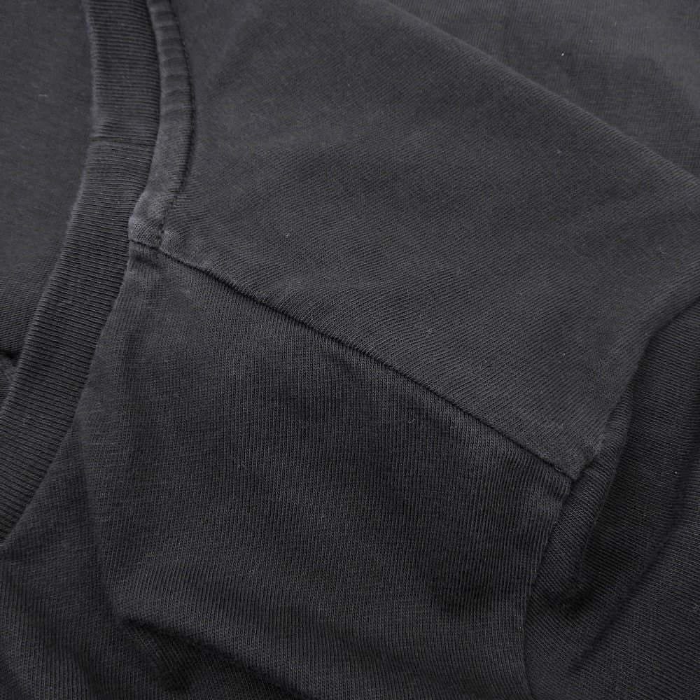 Moncler Cotton Logo Long Top Black XS — view 5