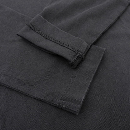 Moncler Cotton Logo Long Top Black XS — view 6