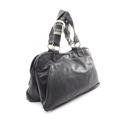 Dior Handbag Gaucho Black Leather Hand — view 2