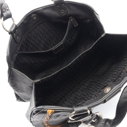 Dior Handbag Gaucho Black Leather Hand — view 3
