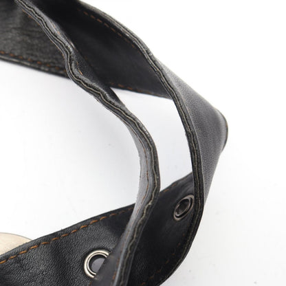 Dior Handbag Gaucho Black Leather Hand — view 6