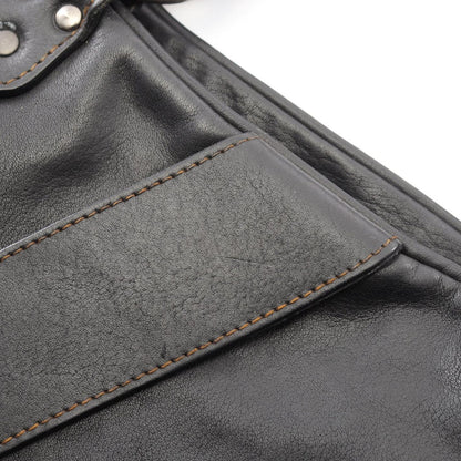 Dior Handbag Gaucho Black Leather Hand — view 9