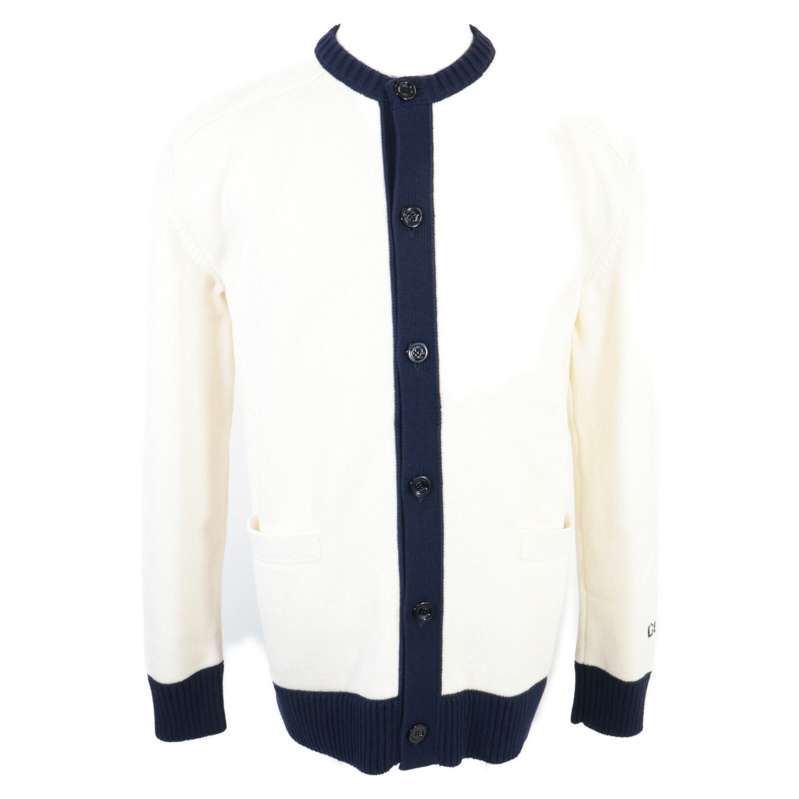 Gucci Intarsia Cotton Knit Cardigan