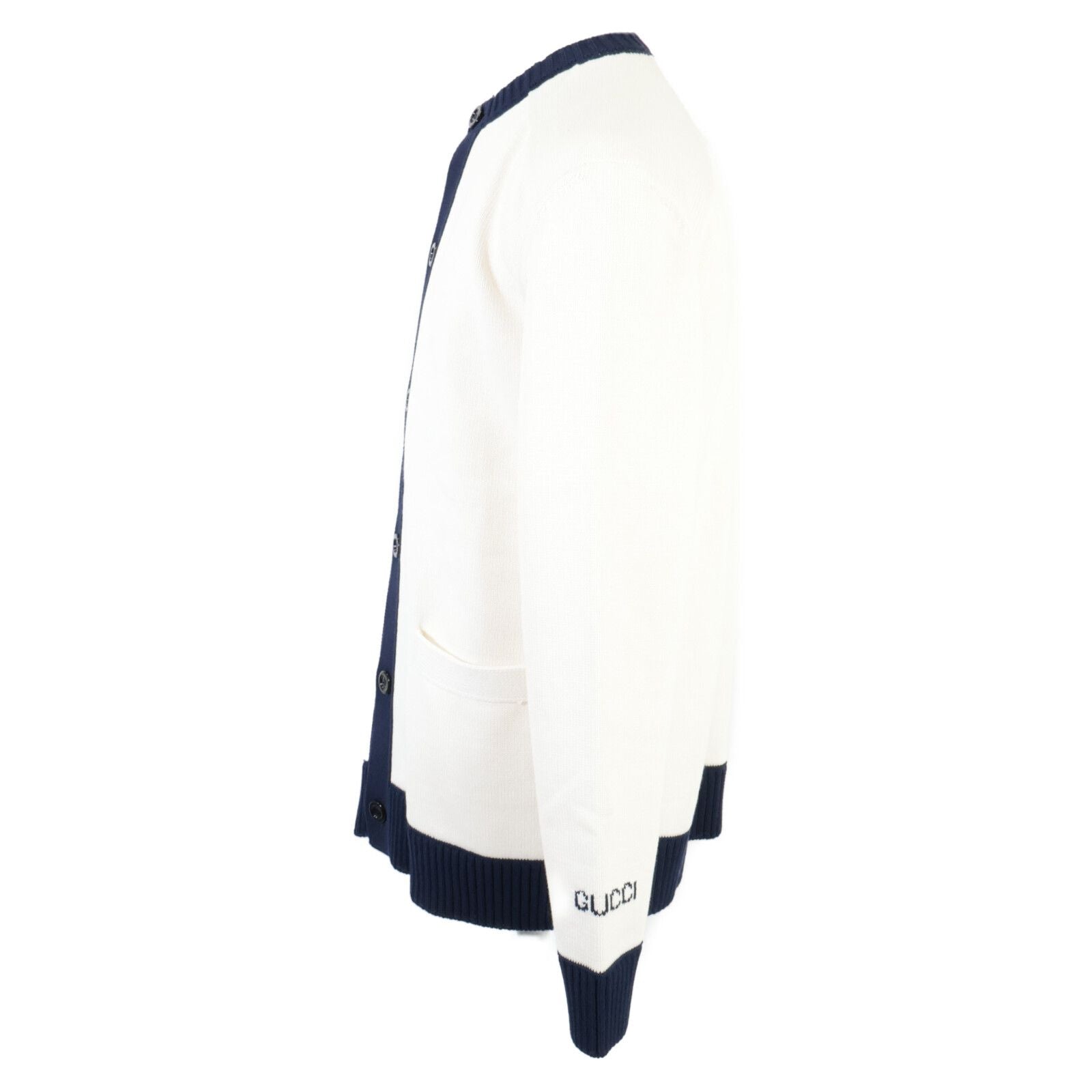 Gucci Intarsia Cotton Knit Cardigan — view 3