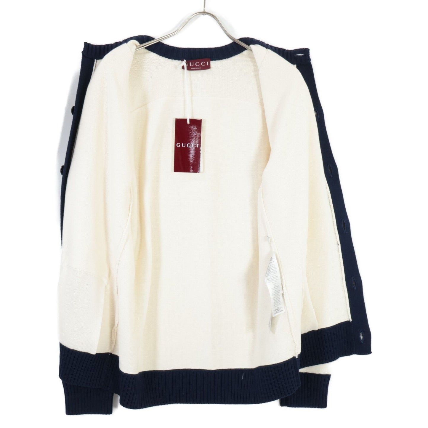 Gucci Intarsia Cotton Knit Cardigan — view 5