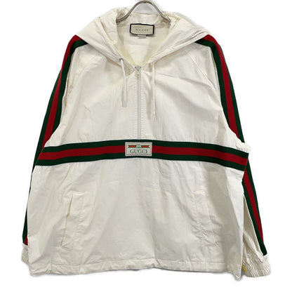 Gucci White Sherry Line Anorak Hoodie 48