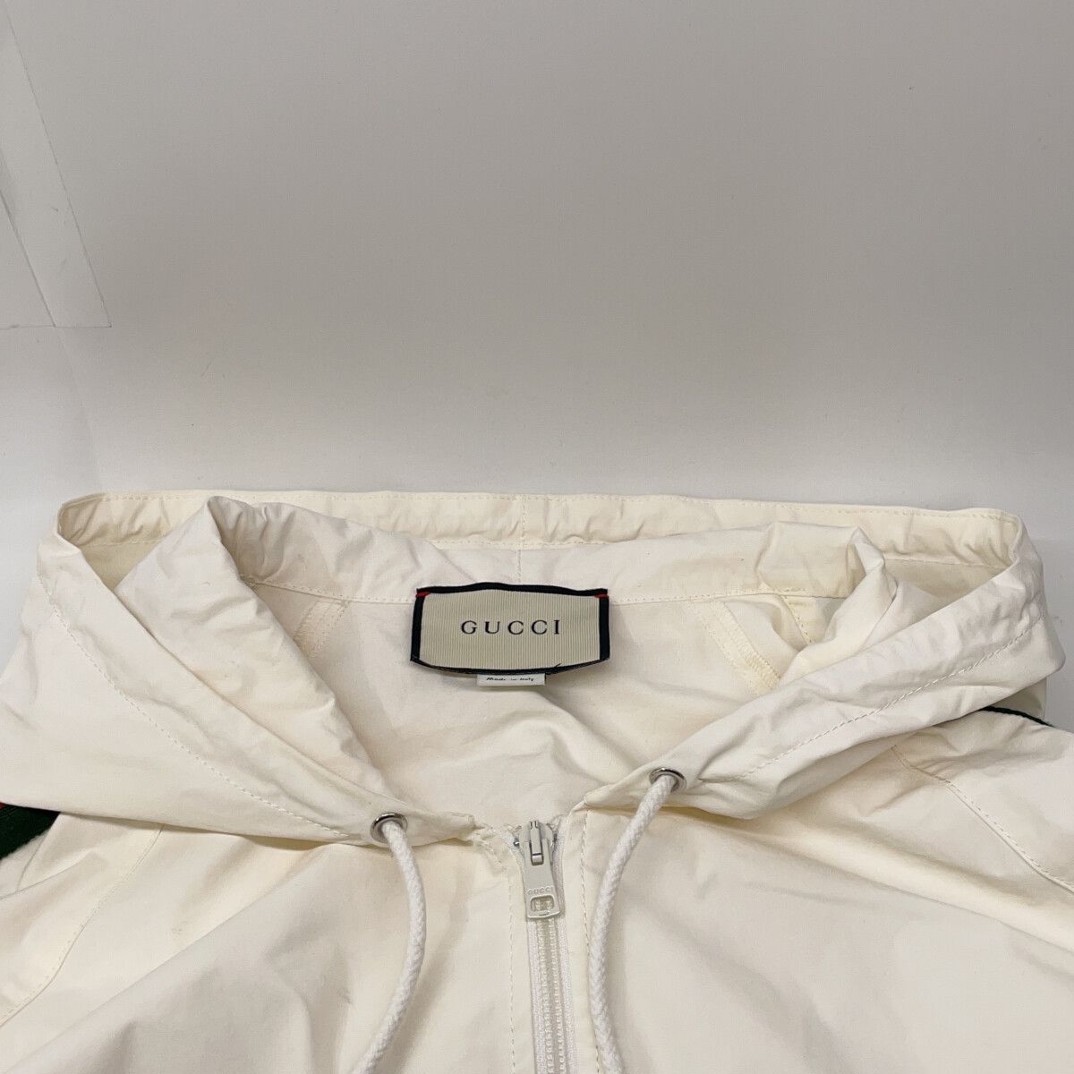 Gucci White Sherry Line Anorak Hoodie 48 — view 5