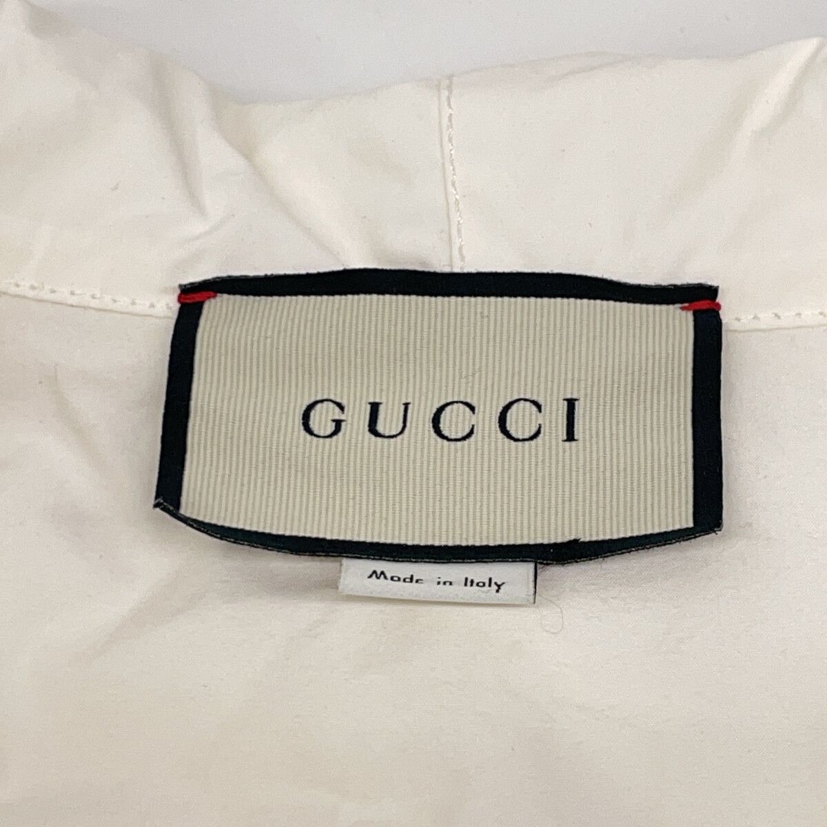Gucci White Sherry Line Anorak Hoodie 48 — view 3