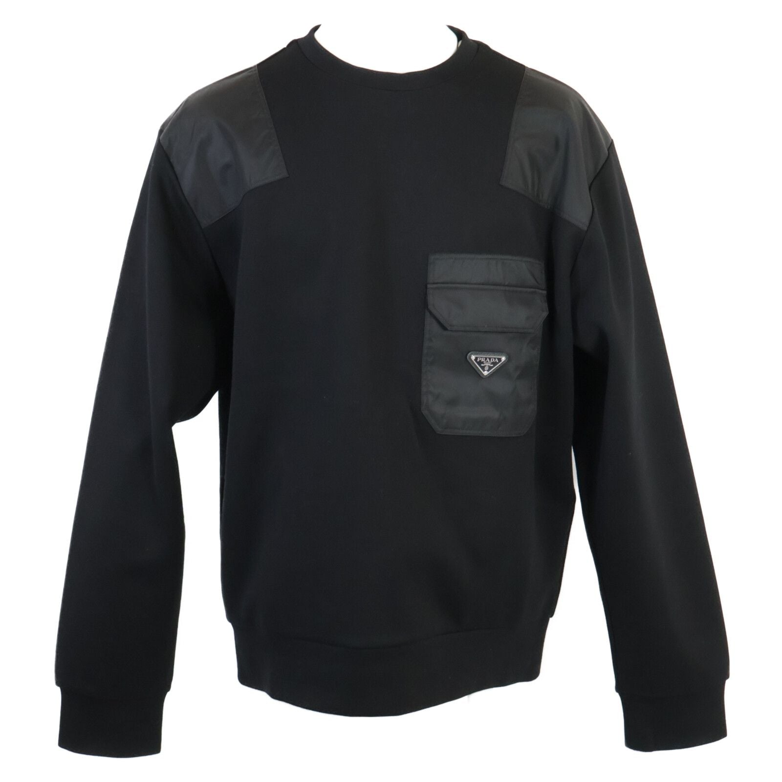 Prada Re-Nylon Panel Sweatshirt