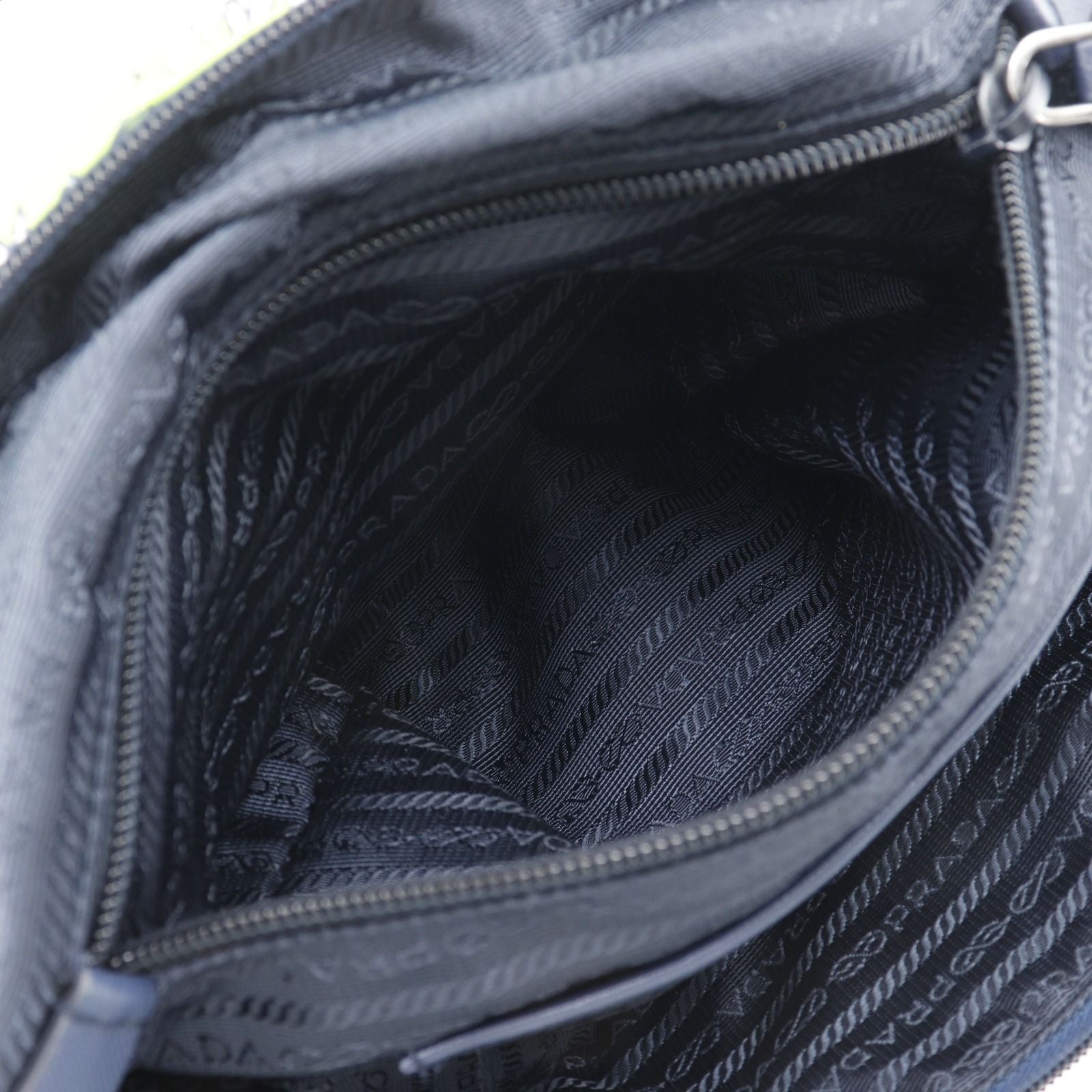 Prada 2-Way Shoulder Nylon Yellow Green LadyTote Bag — view 7