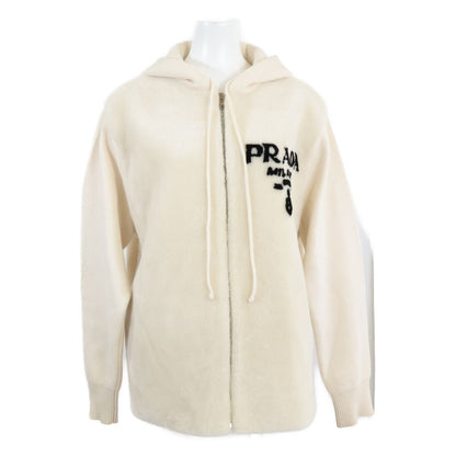 Prada Oversize Interchangeable Ring Logo Hoodie 38