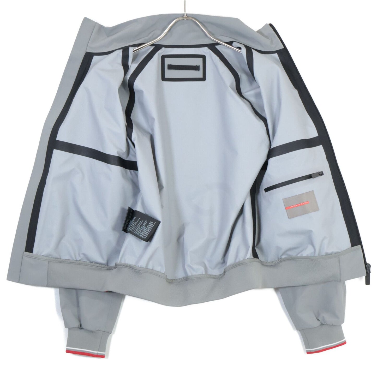 Prada Luna Rossa Gray Soft Shell Jacket 40 — view 3