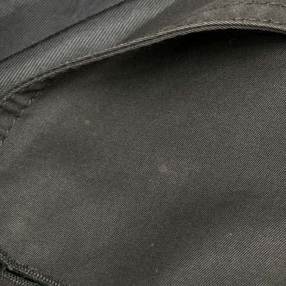 Dior Chris Van Ash Era Black Double Breasted Belted Trench Coat 44 — view 8