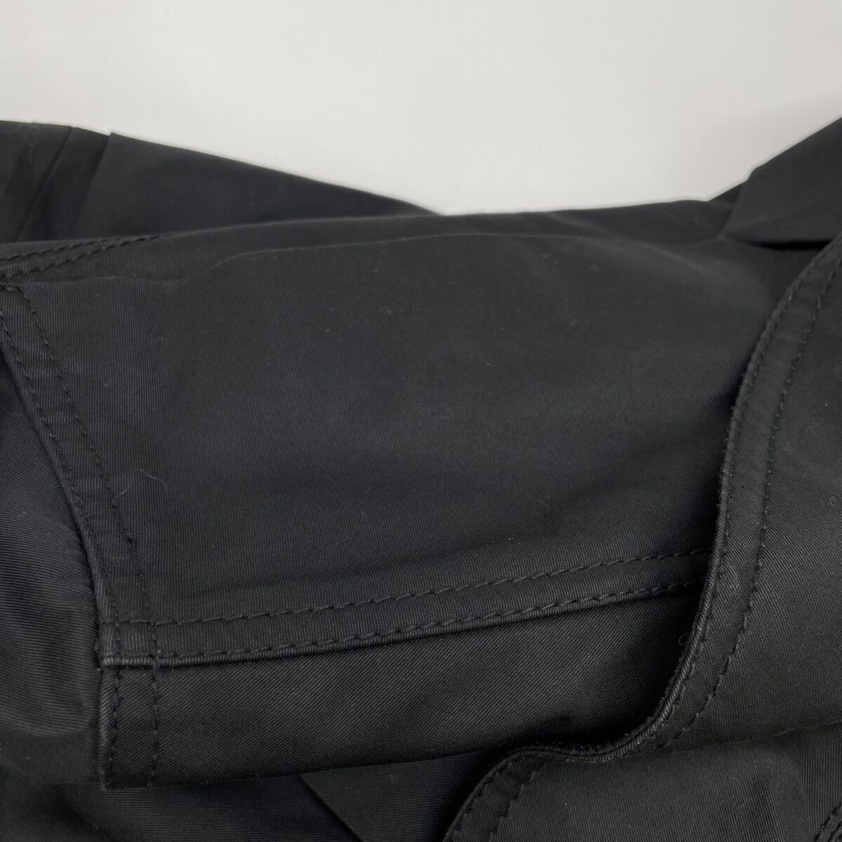 Dior Chris Van Ash Era Black Double Breasted Belted Trench Coat 44 — view 9