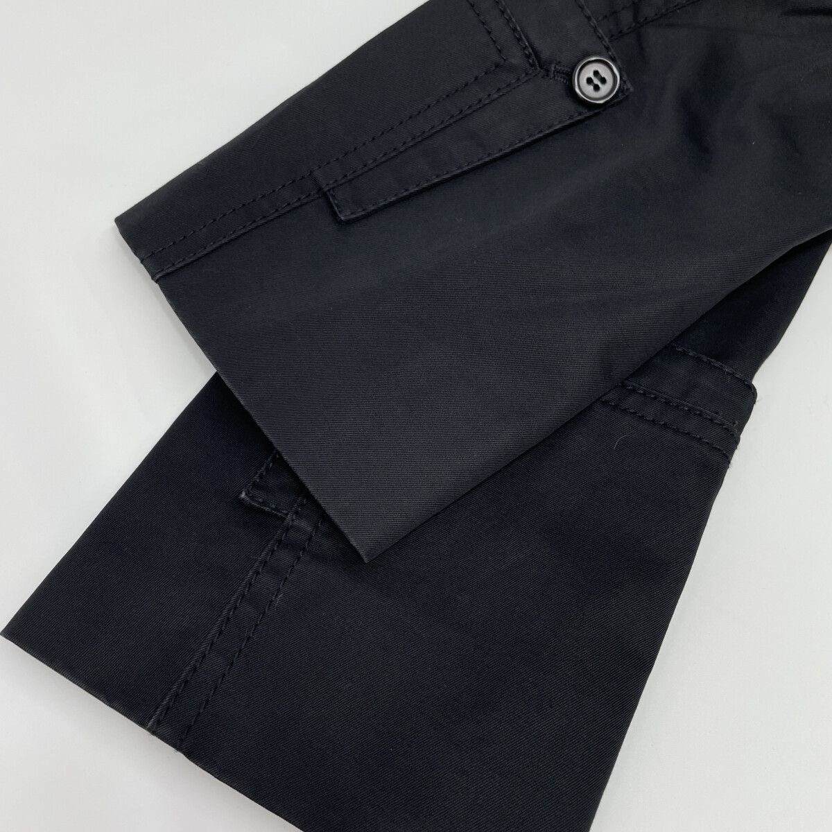 Dior Chris Van Ash Era Black Double Breasted Belted Trench Coat 44 — view 7