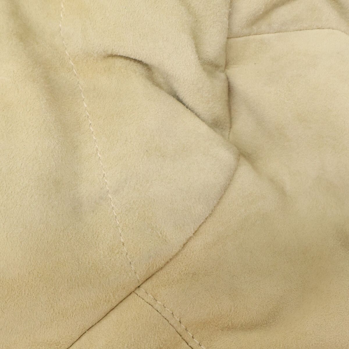 Brunello Cucinelli Suede Lined Cashmere Zip Up XS Shoulder Bag — view 9