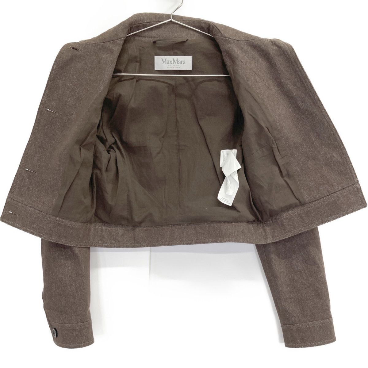 Max Mara Carpa Denim Short Jacket Pants Set — view 4